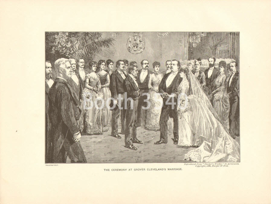 The Ceremony At Grover Clevelands Marriage